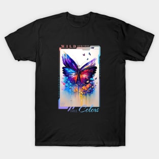 Butterfly Discovery Adventure Nature Planet Earth Paint T-Shirt